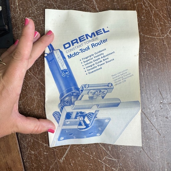 Dremel Routing Attachment 229 Moto-Tool Rotary Tool Woodworking Router - Picture 6 of 6